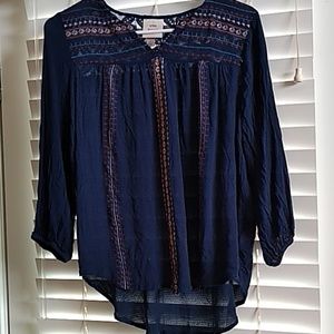 Knox Rose long sleeve blouse